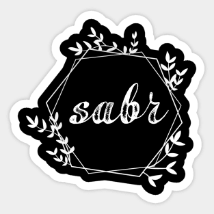 Sabr Sticker